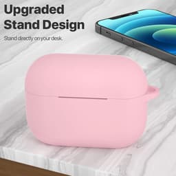 Shieldcase Case - beschermhoes geschikt voor Airpods Pro / 2 Pro silicone case - case geschikt voor Airpods Pro / Pro 2 hoesje - optimale bescherming - lichtroze — thumbnail 3