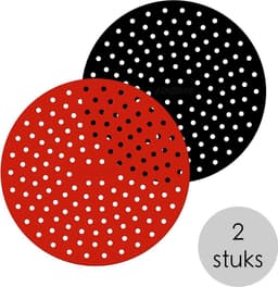 Merkloos Universeel inlegvel voor heteluchtfriteuse - Accessoire voor heteluchtfriteuse - 2 Stuks - Vaatwasserbestendig — thumbnail 5
