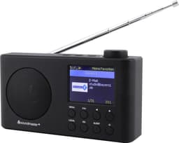 Soundmaster IR6500SW - Portable internetradio met ingebouwde accu en kleurendisplay, zwart — thumbnail 3