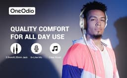 OneOdio - A71 brown - Hoofdtelefoon — thumbnail 12