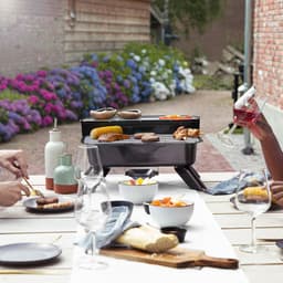 Princess 112252 Hybride Barbecue – 2000W – Elektrisch of Houtskool BBQ – Compact Tafelmodel – Ideaal voor Balkon & Camping – 44x29 cm - WK — thumbnail 5