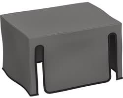 kwmobile hoes geschikt voor Epson WorkForce WF-2830DWF / WF-2835DWF / WF-2850DWF / WF-2960 DWF - Beschermhoes voor printer - Stofhoes in donkergrijs