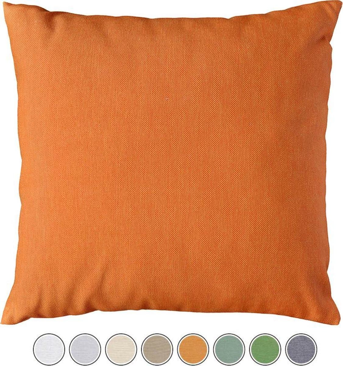 UITVERKOOP Sierkussens tuin: Qush Upper Orange| Vlekbestendig | Wasmachine | Waterbestendig | Kleurvast | Schimmelwerend l Babyproof | Wasbaar | sierkussens | werpkussens buiten — afbeelding 1