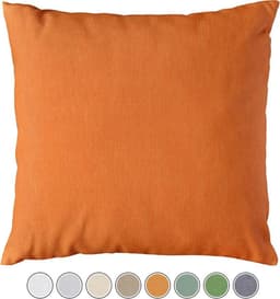 UITVERKOOP Sierkussens tuin: Qush Upper Orange| Vlekbestendig | Wasmachine | Waterbestendig | Kleurvast | Schimmelwerend l Babyproof | Wasbaar | sierkussens | werpkussens buiten — thumbnail 1
