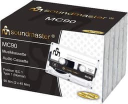Soundmaster MC905P - Cassettebandjes 90 minuten, bundelverpakking (5 stuks) — thumbnail 1