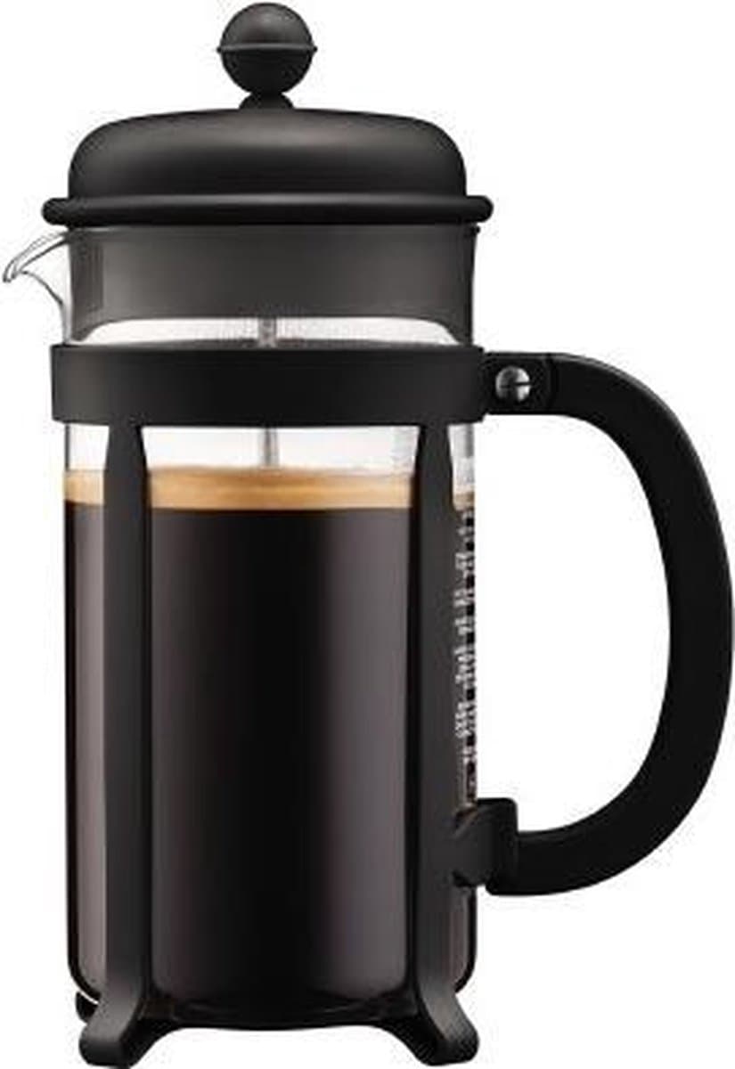 Bodum | Java French Press Cafetière | Kunststof | 8 kops | Zwart | 1L — afbeelding 1