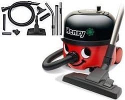 Numatic HVR-180 Henry Eco Stofzuiger + Kit-AS1/Kit-A4 Rood 620W