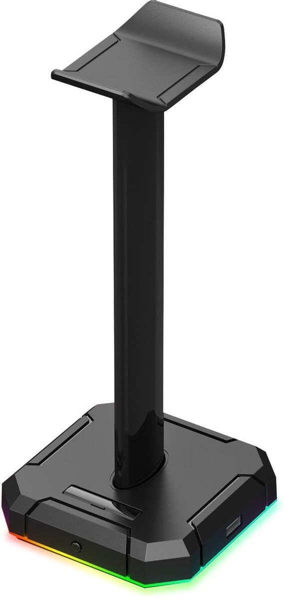 Redragon Scepter HA300 - Headset Houder - RGB Verlichting - 3 USB Aansluitingen - Koptelefoon Houder — afbeelding 1