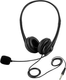 WiseGoods Premium 3.5mm Headset Met Microfoon Voor Laptop - Kantoor Headsets - Headphones - Koptelefoons - Bellen Contact Center — thumbnail 1