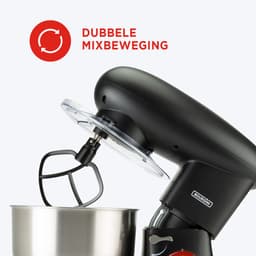 Bourgini Kitchen Chef Plus Keukenmachine - 5.5L Mengkom - 1400W - Zwart - Keukenmixer - Keukenrobot — thumbnail 3