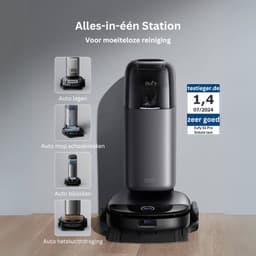 eufy S1 Pro robotstofzuiger met alles-in-één station en dweilfunctie, zelfreinigend met ALWAYS CLEAN MOP™ & Eco Clean Ozon™, 8.000Pa zuigkracht, automatische moplift, intelligente obstakeldetectie — thumbnail 5