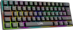 Lipa X23 Gaming keyboard Zwart - Draadloos - RGB verlichting - Tri-Mode - 61 Mechanische toetsen - FN multitoetsen - Compatibel met alle besturingen en consoles - Brown Switches - Ergonomisch en duurzaam — thumbnail 3