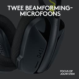 Logitech G435 LIGHTSPEED - Draadloze Gaming Headset - Bluetooth - PC, Mobile - Zwart — thumbnail 25