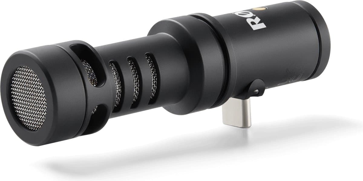 RØDE VideoMic Me‑C+ Zwart – Microfoon voor Smartphones — afbeelding 1