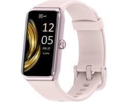 Kiraal Venture Active - AMOLED Activity Tracker - Stappenteller - Hartslagmeter - Bloeddrukmeter - Smartwatch - Waterdicht - Heren - Dames - Nederlandse Handleiding - Rose