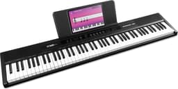 Digitale piano - MAX RhapsodyDP88 Piano Keyboard 88 toetsen - Met sustainpedaal en bladmuziekhouder — thumbnail 1