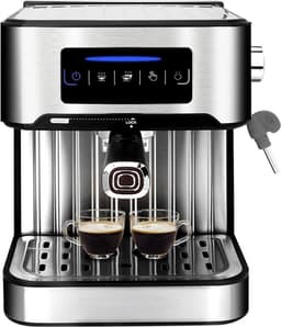 Espressomachine - LCD Touch - Incl. Melkopschuimer - Koffie 3 -1 - Espresso - Cappuccino - Latte — thumbnail 1