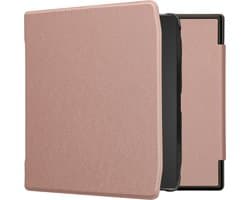 kwmobile e-reader hoesje geschikt voor Pocketbook Era / Era Color hoes - E reader flip case met magnetische sluiting - Ereader cover in roségoud