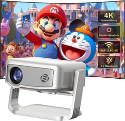 Equivera Mini Beamer - Draagbare Beamer - Beamer - Mini Beamer Projector - Projector - Mini Projector — thumbnail 1