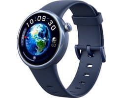 Smartwatch Kinderen – Stappen – Hartslag – Calorieën – Slaap Monitor – Blauw