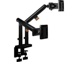 SmartView Dubbel Monitorarm zwart
