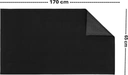 Race cockpit mat anti slip vloerbescherming - race cockpit vloermat - sim racing vloermat - racestuur standaard vloermat wheel stand - XXL formaat 170 cm x 65 cm — thumbnail 5