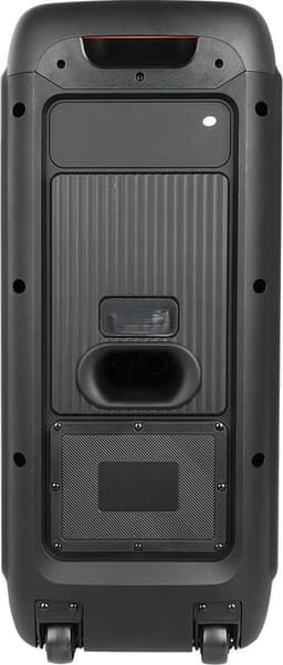 Qonos Bluetooth Speaker Partybox - Draadloos - 1 Microfoon - LED Verlichting - Karaoke - Radio - 120W - Zwart — thumbnail 4