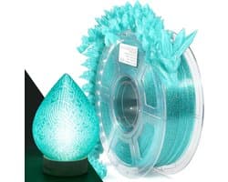 Flash Point Transparent Blue 1.75mm PETG Filament for 3D Printer - 1KG Spool