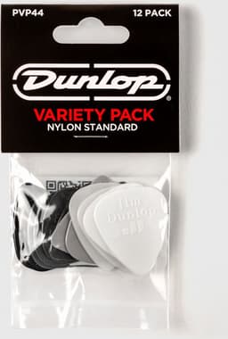 Dunlop PVP44 Nylon Standard Pick Plectrum Variety 12-Pack - Plectra, 0.38mm tot 1.0mm, mix van 12 stuks — thumbnail 5