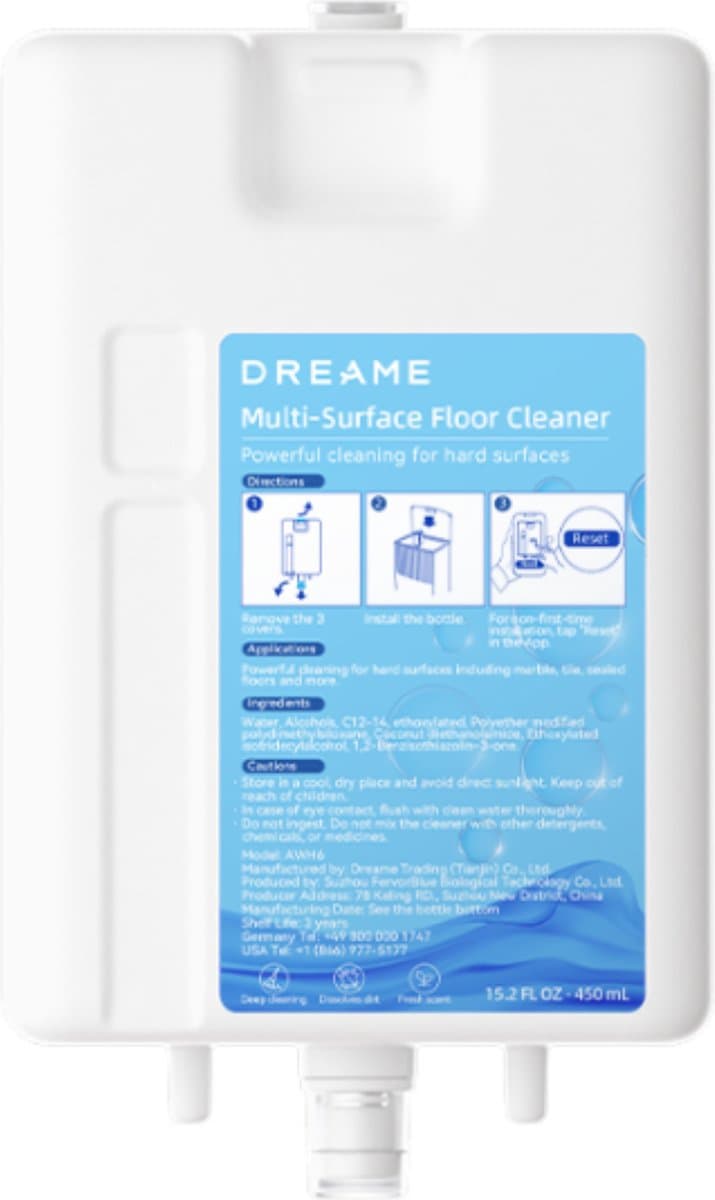 Dreame Multi-Surface Floor Cleaner - Krachtig Schoonmaakmiddel - Geschikt voor Dreame L20 Ultra - 450ml — afbeelding 1