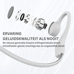 Bone Conduction Headphone - Koptelefoon voor Activiteiten - Draadloos - Bleutooth - Grijs — thumbnail 2