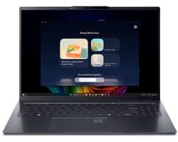 Swift Go 16 AI SFG16-61-R3FU - Copilot+ PC – Laptop – 16 inch 2K OLED – AMD Ryzen AI 7 – 32GB - 1TB SSD - Grijs