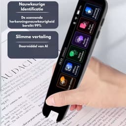 PureVolt AI Vertaalpen – Slim Vertaal Apparaat met Scherm – Realtime Spraak- & Tekstvertaling in 142 Talen – Draagbare Smart Translator Pen met Scan- & Fotovertaling – Woordenboekfunctie - Rosé — thumbnail 3