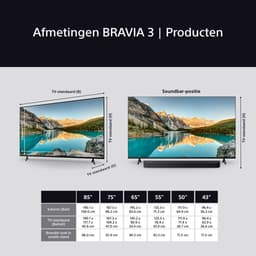 Sony K75S32BP.CEI Slimme TV 75’’ BRAVIA 3 LED 4K 2025 — thumbnail 13