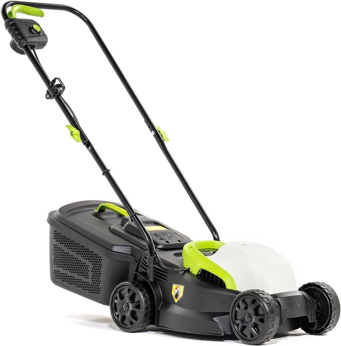 Luxe Handmaaier – Kooimaaier – Grasmaaier – Krachtige Motor – Opvang & Achteruitworp – 2 in 1 Design – 1200W – Groen — afbeelding 1