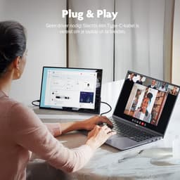 Pora&Co - IPS Portable Game Monitor - Touchscreen - Beeldscherm 14 Inch - HDMI & USB-C - Full HD - Computerscherm - Draagbare Monitor — thumbnail 5