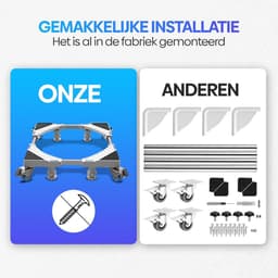 Wasmachine verhoger - Wasmachine verhoger - Wasmachine sokkel - Wasmachine verhoger met lade - Wasmachine opbouwmeubel - Wasmachine opbouwmeubel - Wasmachine Sokkel — thumbnail 5