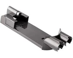 Wandhouder voor Dyson V7 & V8 – Docking Station – Wandmontagebeugel voor Steelstofzuiger – Inclusief Kabelgeleider – Ophangbeugel voor Accessoires – Zwart Kunststof – 33 cm