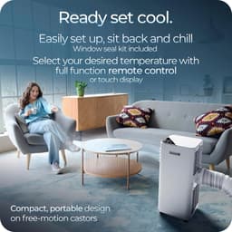 Mobiele Airco - Airconditioning - Ventilatoren - Airco Zonder Afvoerslang - Wit — thumbnail 5
