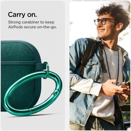 Spigen Urban Fit geschikt voor AirPods 4 Hoesje - Groen — thumbnail 4