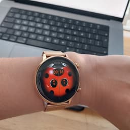 Bizoule Smartwatch Divina - Smartwatch Dames Rosé-Goud - 40mm - 1,1 AMOLED Touchscreen - Horloge met Belfunctie - Bloeddrukmeter - Stappenteller - Android en iOS — thumbnail 3
