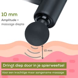 Beurer MG 89 CompactPower Professionele Massage Gun – Diepe Spiermassage – 10 mm Slagdiepte – 5 Snelheden – 3 Opzetstukken – USB-C – Stil – Spierherstel & Ontspanning – 3 Jaar Garantie — thumbnail 4