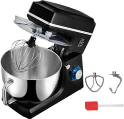 Keukenmachine, 8,3 QT Deegmixer, 1400 W, 6+P Snelheden, Keukenmachine met Kantelbare Kop en Roestvrijstalen Kom, Deeghaak, Garde, Platte Klopper, Schraper — thumbnail 1