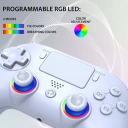 Subsonic Draadloze Controller PS5 - Controller Draadloos - Wit - Geschikt voor Playstation 5 en PC — thumbnail 3