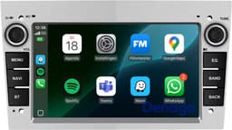 Carplay autoradio voor Opel Astra | Corsa | Zafira 2000 t/m 2013 | Android 13 | Draadloos Apple Carplay & Android Auto | 2GB + 64GB | 4-Core processor | Denago | 2025 model | 2000 2001 2002 2003 2004 2005 2006 2007 2008 2009 2010 2011 2012 2013 — thumbnail 1