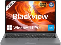 Blackview AceBook 12 Laptop - Intel Core i5-12450H - 16 inch FHD - 16GB DDR4 - 512GB SSD /2 TB - WiFi 6 - Window 11 Pro Notebook - UHD Graphics - Grijs — thumbnail 1