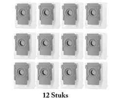 PolkaHome® 12 Vervangende Stofzakken geschikt voor iRobot Roomba i8, i8+, i7, i7+, i6, i6+, i4, i4+, i5+, J5+, i3, i3+, S9, S9+, J7, J7+ – Stofzuigerzakken, Robotstofzuiger, iRobot Roomba Accessoires, HEPA Filter, stofzuiger zakken,