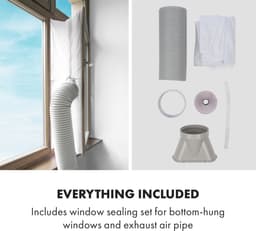 Klarstein mobiele airconditioner met luchtafvoerslang, 5-in-1 airconditioner, ventilator, luchtontvochtiger, luchtreiniger & nachtmodus, app-bediening, kleine & draagbare airconditioner voor thuis & op kantoor, 12000 BTU,4 kW voor 56 m² 50 dB — thumbnail 19