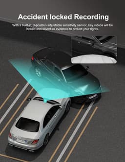 Dual Dashcam - Dashcam voor Auto - Dashcams - Zwart — thumbnail 2