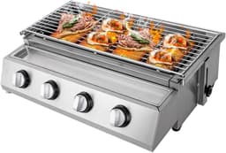 Gas bbq - buitenkeuken - RVS - Barbecue - barbeque - barbecues - gas - familie - eten gezelligheid — thumbnail 1